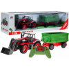 mamido Traktor s vlečkou na diaľkové ovládanie R/C červeno-zelený