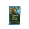 Monge BWild Grain Free Adult vlhké krmivo pre mačky - ančovičky so zeleninou 85 g