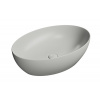 GSI PURA keramické umývadlo na dosku 60x42 cm, cenere mat SPH 884217