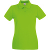 Fruit of the Loom Polokošile Lady-Fit Premium Polo, krátký rukáv, dámská COT16303012204-lime XL Zelená lime