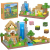 Magnetické 3D stavebné kocky Minecraft Montessori Toys 114ks
