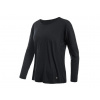 SENSOR MERINO AIR traveller dámske tričko dl. rukáv čierna, v. XL