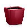 Kvetináč Lechuza Quadro LS 21/20 all inclusive set scarlet red