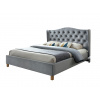 Wilsondo Manželská posteľ Aspen Velvet - sivá Rozmer: 180x200