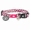 Max&Molly GOTCHA! Smart ID Cat Collar Leopard Pink - farebný obojok pre mačky s inteligentným príveskom Tag