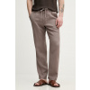 United Colors of Benetton nohavice pánske ľanové 4AGHUF00M. hnedá 46