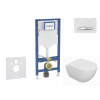 GEBERIT - Duofix Set předstěnové instalace, klozetu Oudee a sedátka softclose, tlačítko Sigma50, chrom/alpská bílá SANI11CA3126B