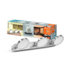 Nástenné stropné svietidlo LED do kúpeľne 20W 700lm CCT 45cm IP44 Stmievateľné strieborné SMART+ WiFi Sun@Home Ledvance