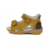 Chlapčenské kožené sandále D.D.step AC64-894B Yellow 20-25