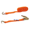 KesTek Upínací popruh s račňou a hákom dvojdielny 6 m x 38 mm / 2 T