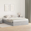 zahrada-XL Rám postele s úložným priestorom Sivá Sonoma 150x200 cm 3335386