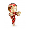 Pandora Jedinečný pozlátený prívesok Iron Man Marvel Shine 760268C01