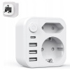 CESTOVNÝ ADAPTÉR EU pre UK NABÍJAČKA TYP G Cestovný adaptér 3USB+1USB-C