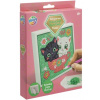 MOXY Diamantové maľovanie na ráme Mačičky 15 x 15 cm