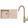 Set Alveus (dřez Niro 130 Beige 55 + baterie Tonia Beige 55) SETA25393