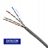 DATACOM UTP flex, Cat.5e PVC,šedý, 100m, lanko 1369