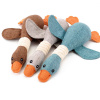 Reedog Plush Duck XXL šuštiaci plyšová hračka s pískátkem 50 cm hnědá