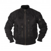 Mil-tec US Tactical pilot bunda, čierna - S