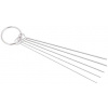 Sada čistiacich dýz 5-dielna, dĺžka 100 mm, priemery 0.7, 0.9, 1.1, 1.3, 1.5 mm, XL-TOOLS