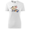 Handel Tričko - Rada (m)učím Farba: biela, Veľkosť: 2XL, Strih trička: dámsky