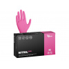Espeon Nitrilové rukavice NITRIL IDEAL 100 ks, nepudrované, tmavo ružové, 3.5 g Veľkosť: M