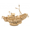 3D puzzle Robotime Rolife 3D drevené puzzle Rybárska loď 104 dielikov (TG308)