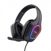TRUST Herní sluchátka GXT 416 ZIROX, LED, USB, 3.5mm Jack, černá 25331