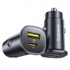 Nabíjačka do auta Baseus GoTrip USB-C / USB-A 30W - čierna