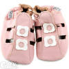 CAPIKI Kožené capáčky 18-24 m (22/23) 15 cm SANDÁLKY ružové