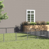 zahrada-XL Koterec pre psy strieborný 45 m² oceľ 3082167