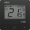 ENGO Controls E40-230B - Programovateľný, internetový regulátor teploty na povrchovú montáž ZigBee/868MHz, 230V, čierny