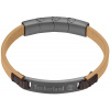Timberland pánsky náramok kožený svetlo hnedý TDAGB0002202