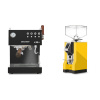 Ascaso Steel DUO PID PLUS, Black&Wood + Eureka Mignon Specialita, CR yellow