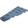 54384 Sand Blue Wedge, Plate 6 x 3 Left (Pískově modrý klín, deska 6 x 3 levá)