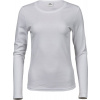Tee Jays | 590, Dámske tričko Interlock s dl. rukávom, biela, XL
