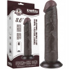 DILDO 8'' POSUVNÉ KOŽNÉ DVOJVRSTVA DONG ČIERNA 24-0377 LOVETOY