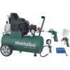 METABO Kompresor so vzdušníkom 24 l, olejový Basic 250-24 W + LPZ 4 Sada
