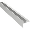 Mexen Line-B lišta na sklo 180 cm ľavá, brúsená oceľ, 181004180L