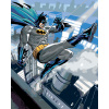 ZUTY Maľovanie podľa čísel - BATMAN NAD MESTOM Rámovanie: vypnuté plátno na rám, Rozmer: 40x50 cm