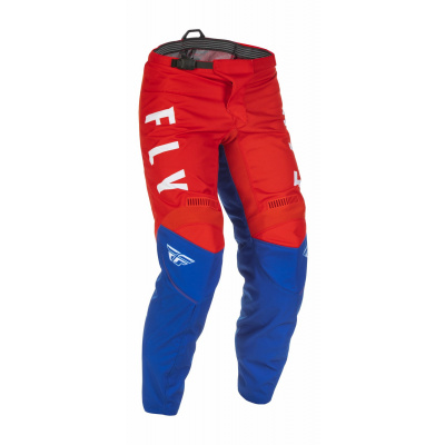 kalhoty F-16, FLY RACING - USA 2022 dětské (červená/bílá/modrá , vel. 18)