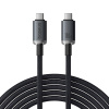 Baseus P10318204111-00 Crystal Shine USB-C (M) - USB-C (M) (100W), 1,5m, černý