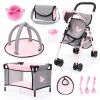 Bayer Design Golfový Buggy set ružová/sivá