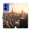 Flipové pouzdro Mobiwear - Motorola Moto G85 5G - M138P New York (Knížkové flip pouzdro, obal, kryt na mobil Motorola Moto G85 5G - M138P New York, materiál Umělá kůže + TPU - ochrana 360°, stojánek,