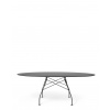 Vonkajší stôl GLOSSY OVAL, viac variantov - Kartell Farba: Černá/černá