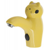 Sapho Senzorová stojanková keramická batéria 6V DC (4xAA), mačka, žltá, PS402Y