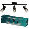 Stropné svietidlo reflektor 3x E14 Black Palms Philips