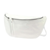 Dámska kožená kabelka Luka 24-027 DOLLARO White Crossbody s nastaviteľným popruhom