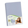 Bellatex jersey prestieradlo Kamilka svetlo sivá 90x200