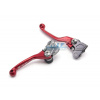 Sada výklopných páčiek ZETA PIVOT - Kawasaki KX125 / 00-05 + KX250 / 00-04 + KXF250 / 04 + KX65 + KX85 / 01-18 + Suzuki RMZ250 + RMZ450 - červené