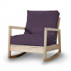 Dekoria Poťah na kreslo Lillberg, fialová, Poťah na kreslo Lillberg, Etna, 161-27